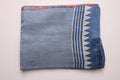 Dark Blue Modal Silk Saree With Stripes And Lagdi Patta Pallu
