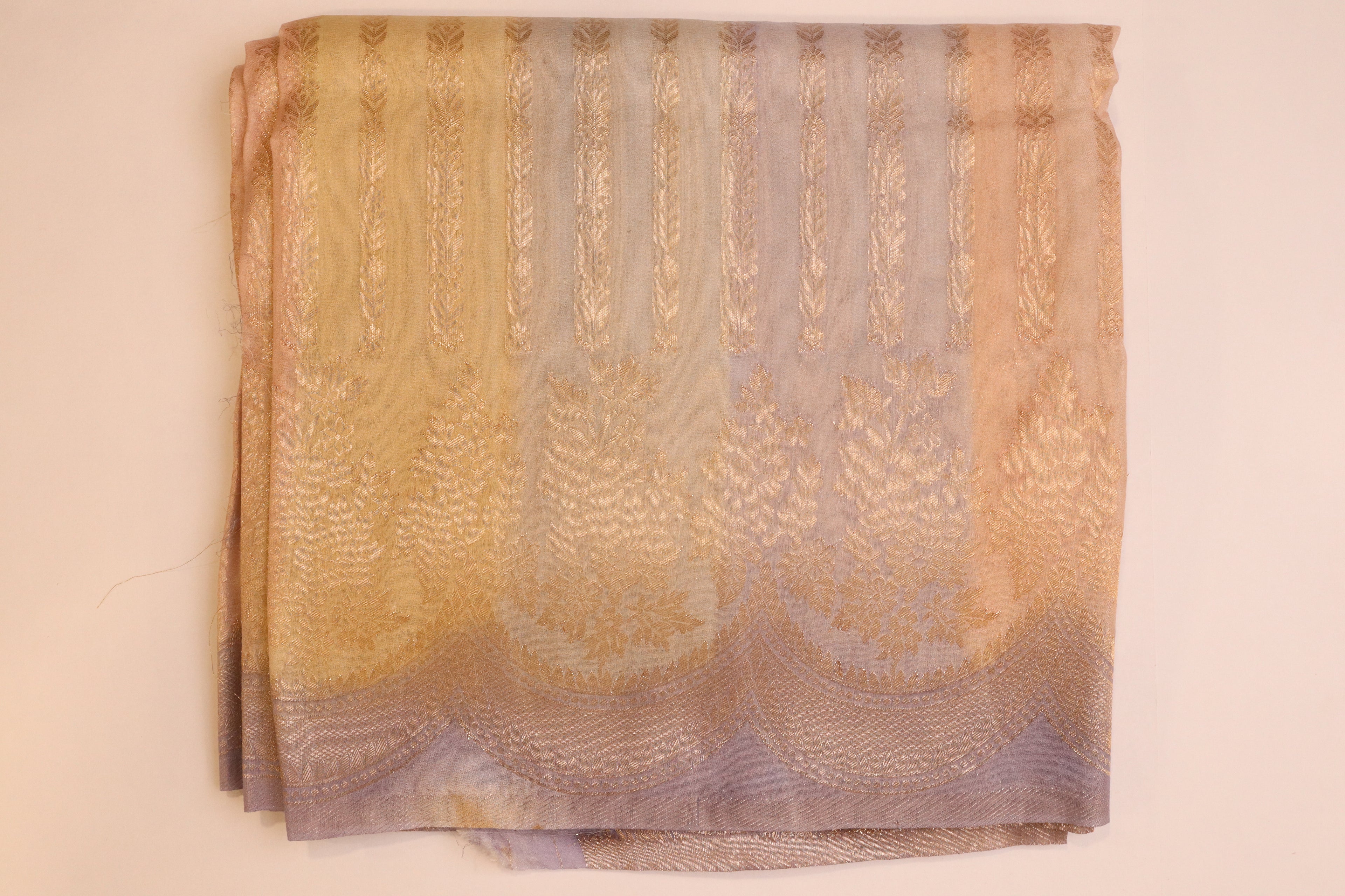 Lavender Rangkart Pattern Soft Silk Saree